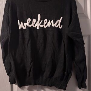 Honey Punch Black Sweater